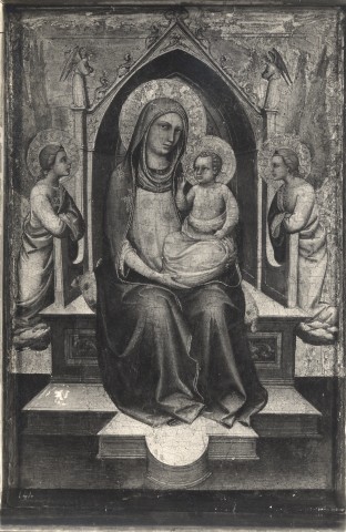 A. C. Cooper — Pietro di Giovanni - sec. XIV - Madonna con Bambino in trono e angeli — insieme
